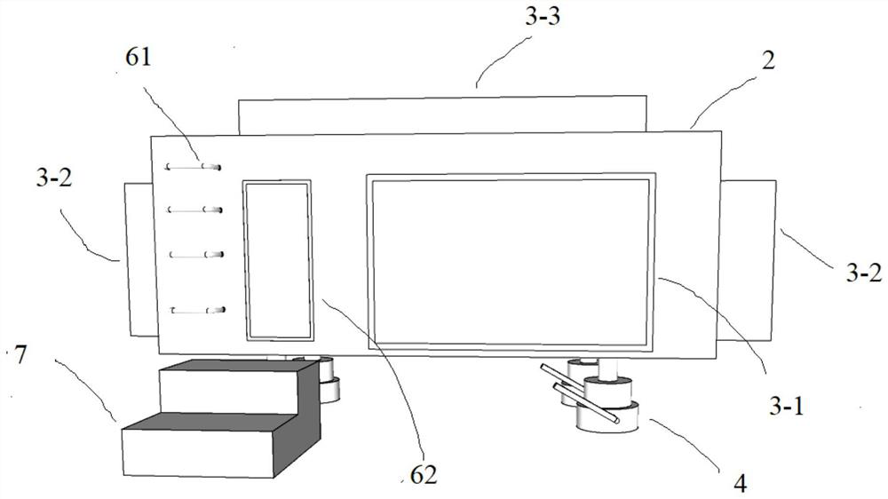 Outdoor human body data measuring cabin