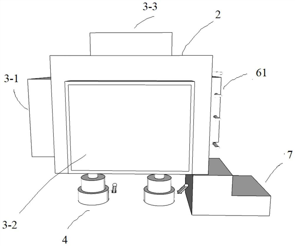 Outdoor human body data measuring cabin