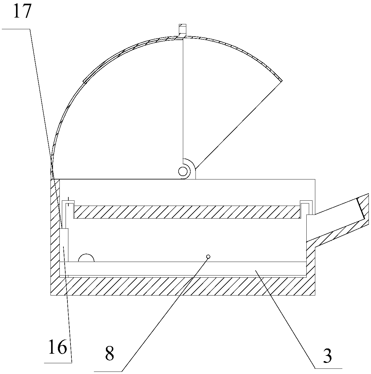 Neurosurgical cotton pad moistening device