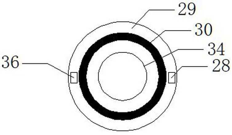 A low-carbon source sewage autotrophic denitrification deep denitrification device and method