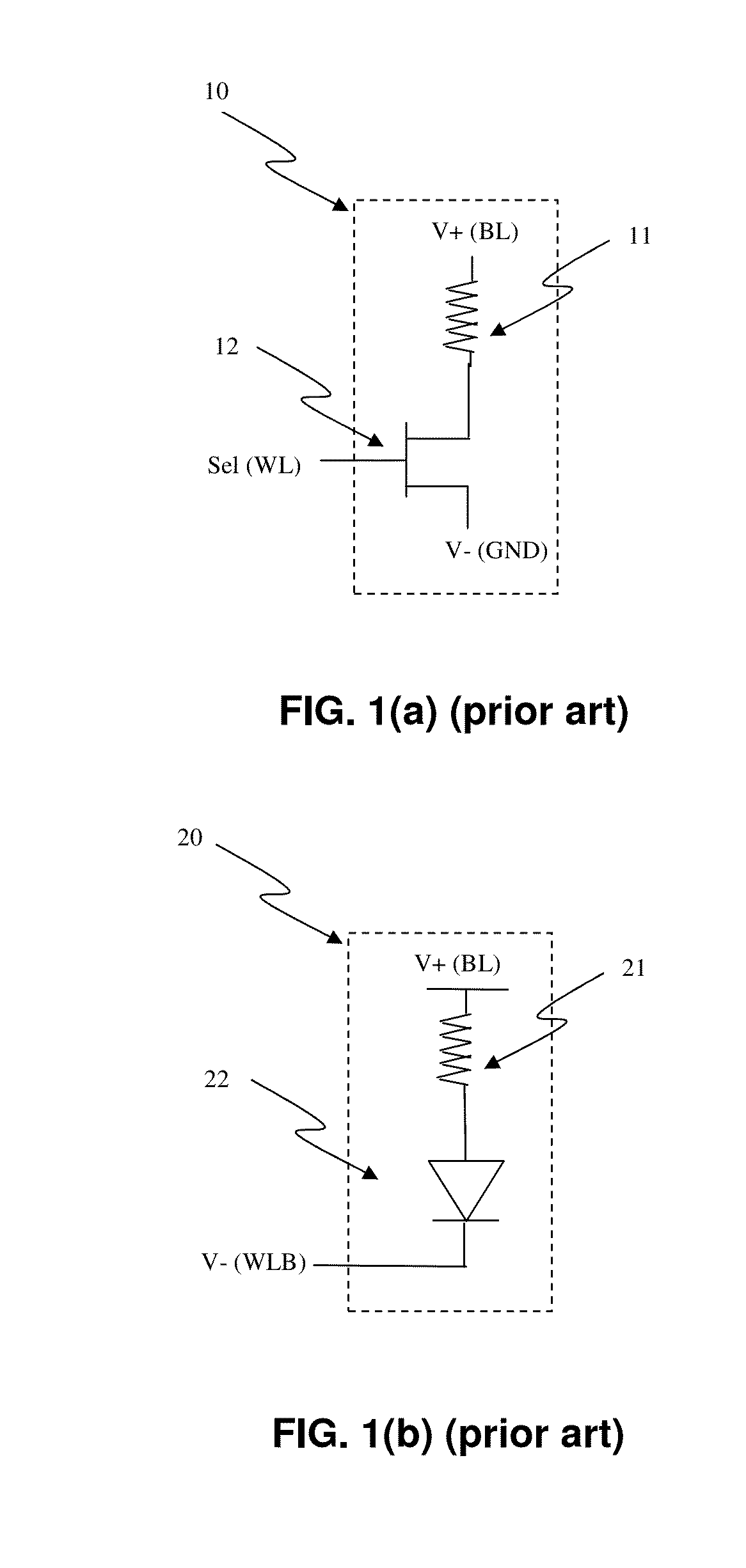 Programmable Resistive Device and Memory Using Diode as Selector