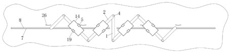 Life raft frame for ship