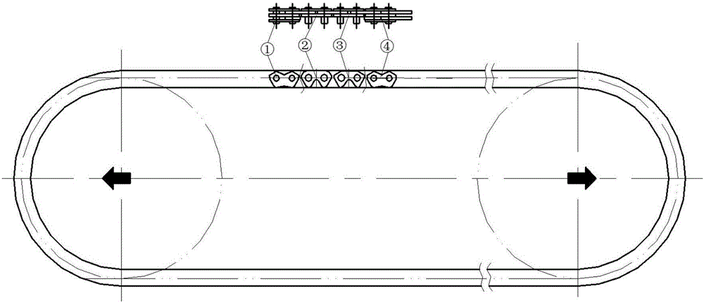 Tooth-shaped chain for high-speed transmission of novel meshing mechanism