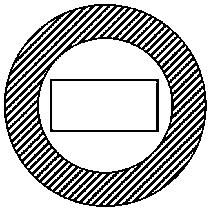 Double concave diamond energy transmission window and preparation process thereof