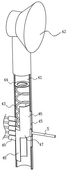 Intelligent building construction dust falling device