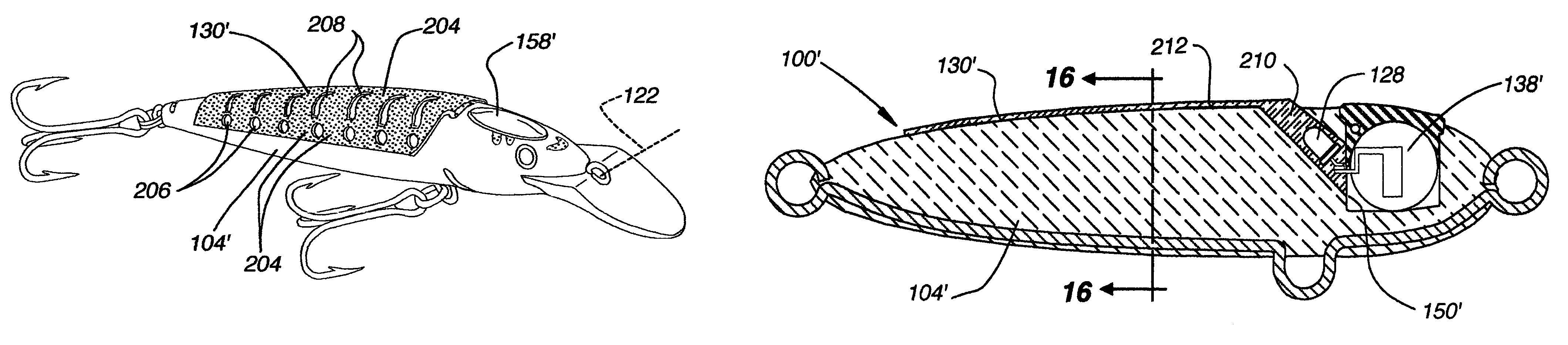 Illuminated fishing lure