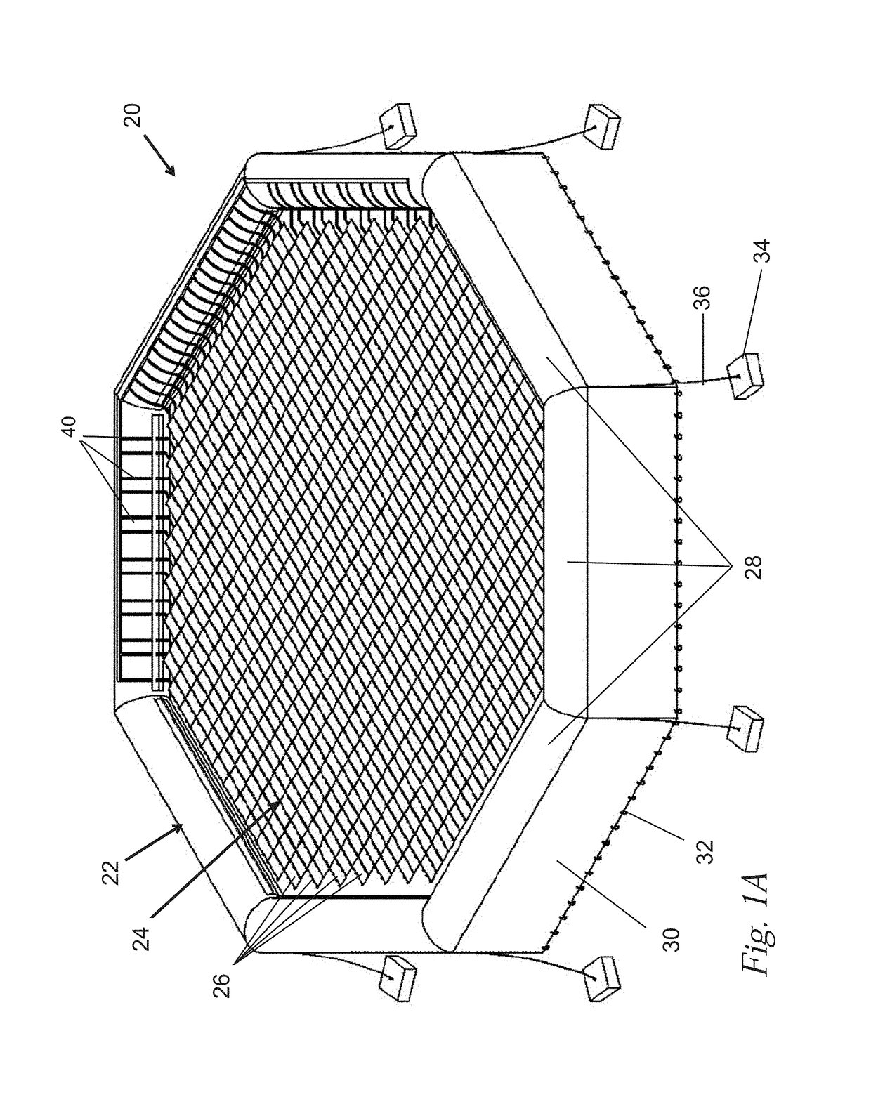 Floating solar panel systems