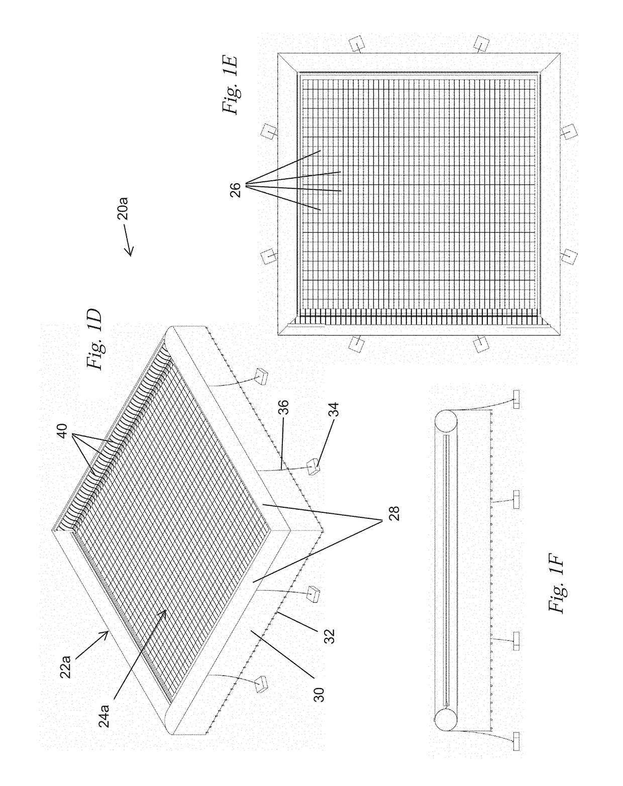 Floating solar panel systems