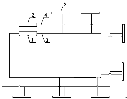 A precise heating system and method for an electric boiler based on dual-pipe temperature adjustment