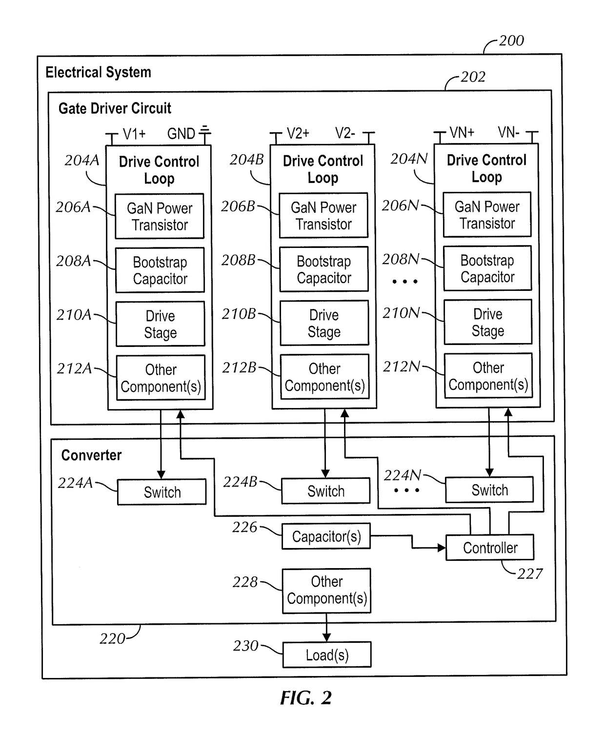 Low voltage drop cascaded synchronous bootstrap supply circuit