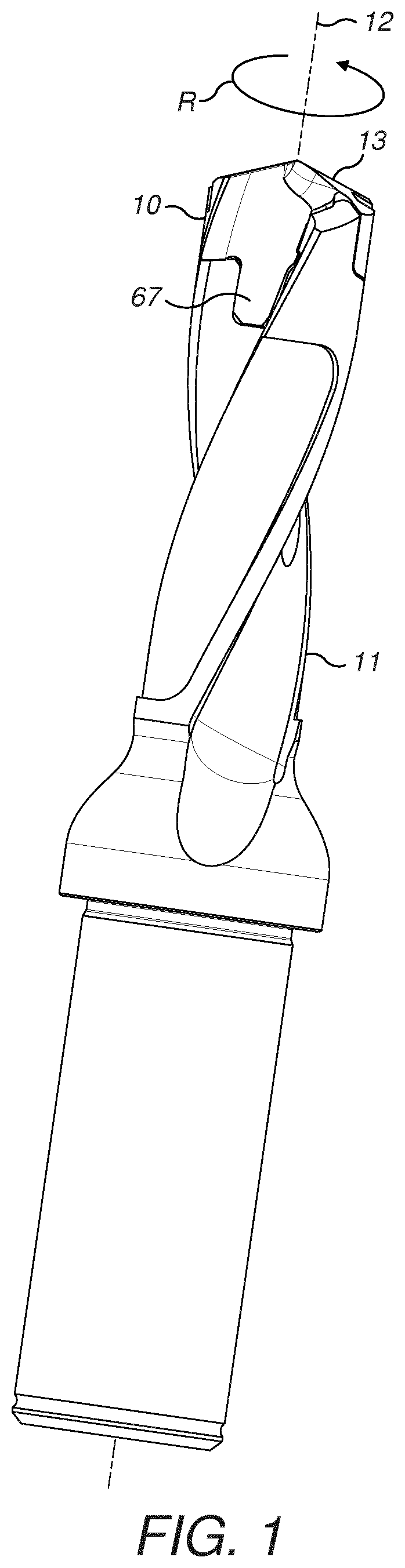 Rotary cutting insert and tool having axial locking member