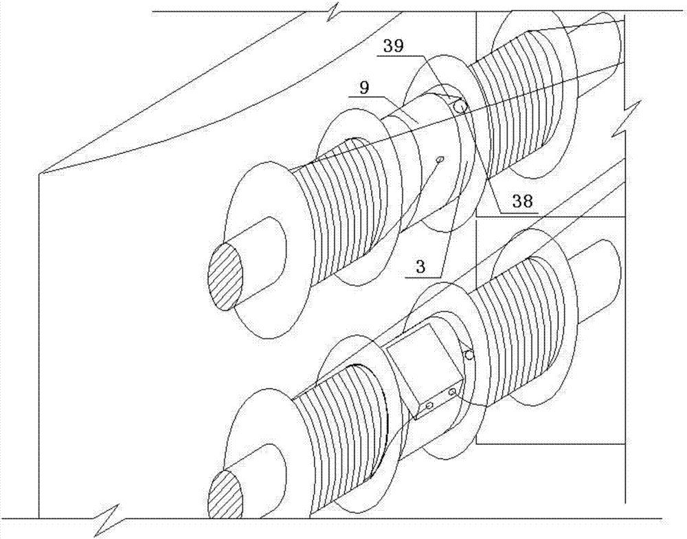 Building with multifunctional rope unwinding device