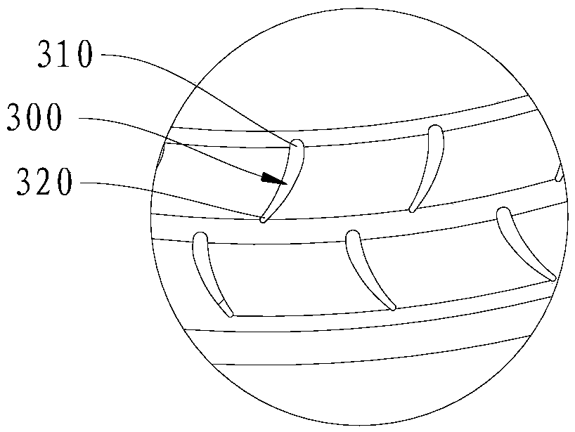 Different-direction air guide structure, air conditioner and air outlet control method of air conditioner