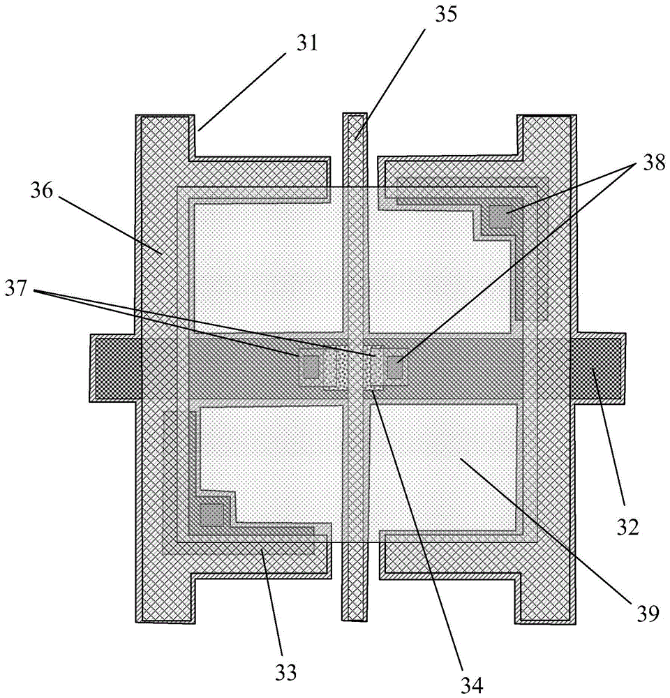 A double-sided transparent display device