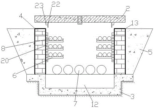 Assembly-type municipal administration integrated pipeline channel and construction method thereof