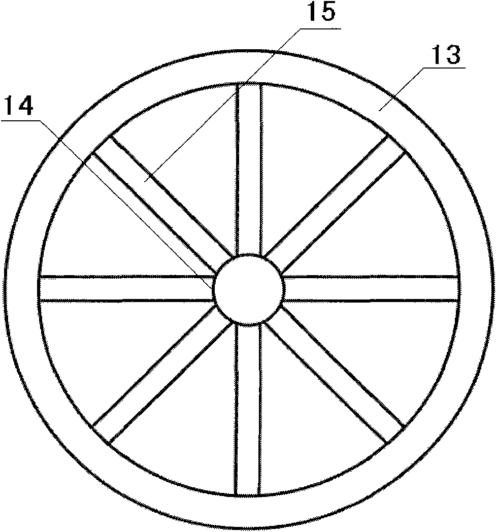 Method and tower for quickly precipitating papermaking sewage