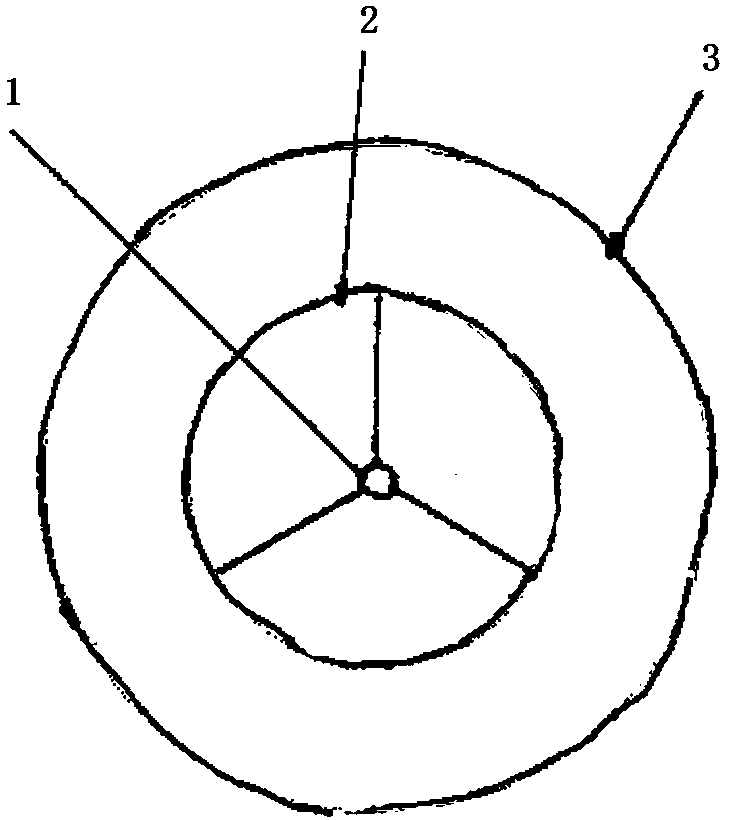 A fluid-driven impeller with supercharging efficiency, low noise, small size and light weight