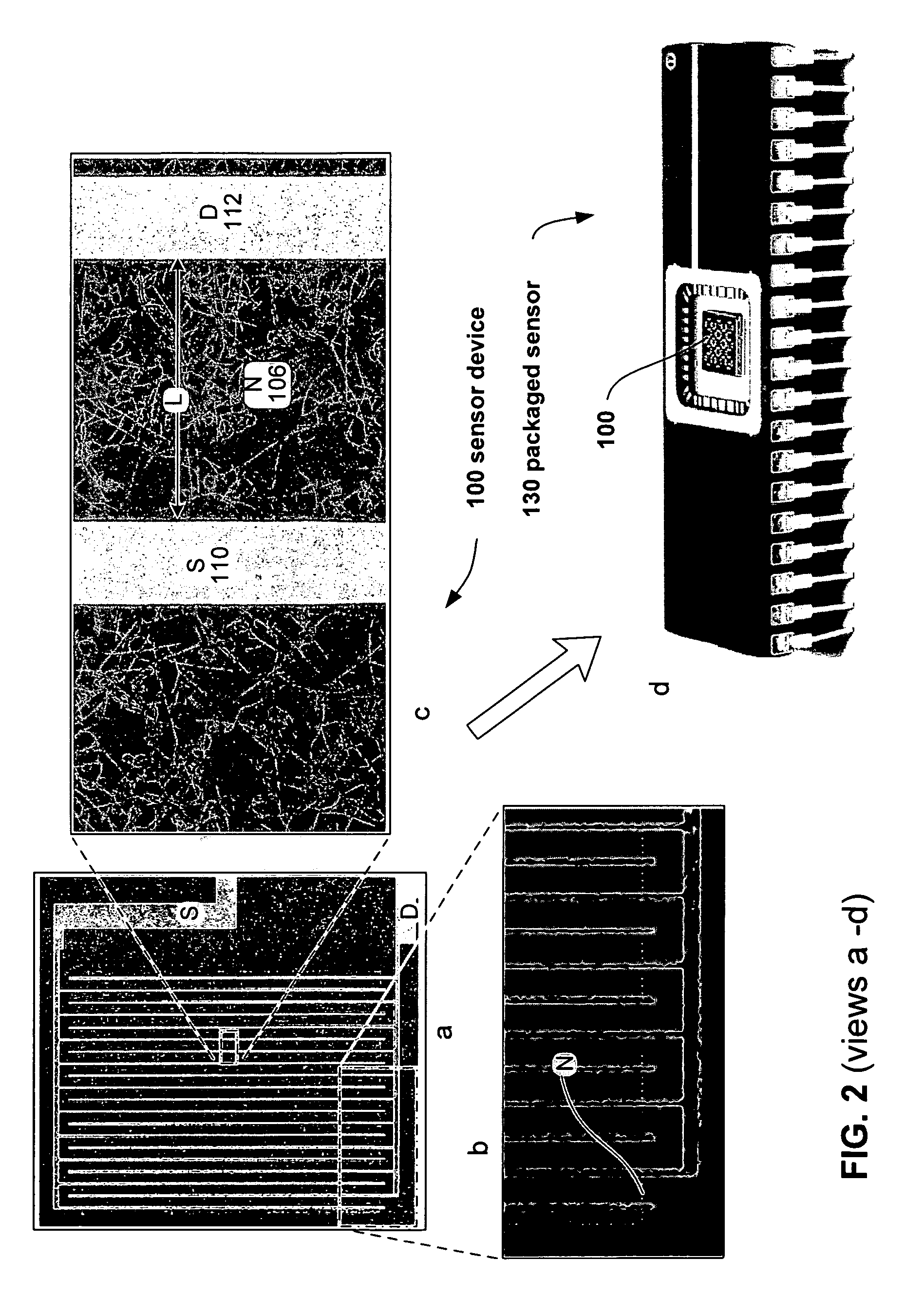 Sensor having a thin-film inhibition layer