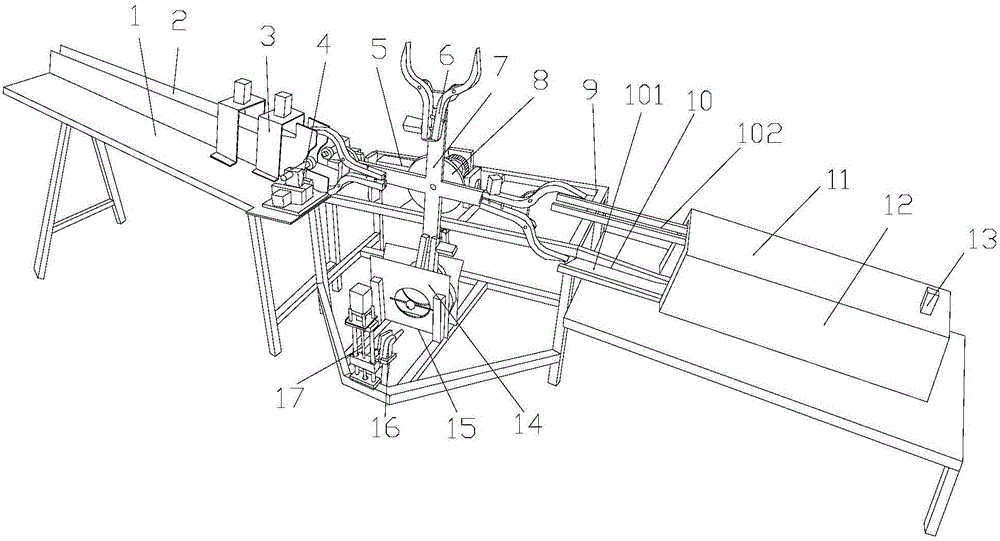 Automatic tire paint spraying and drying system