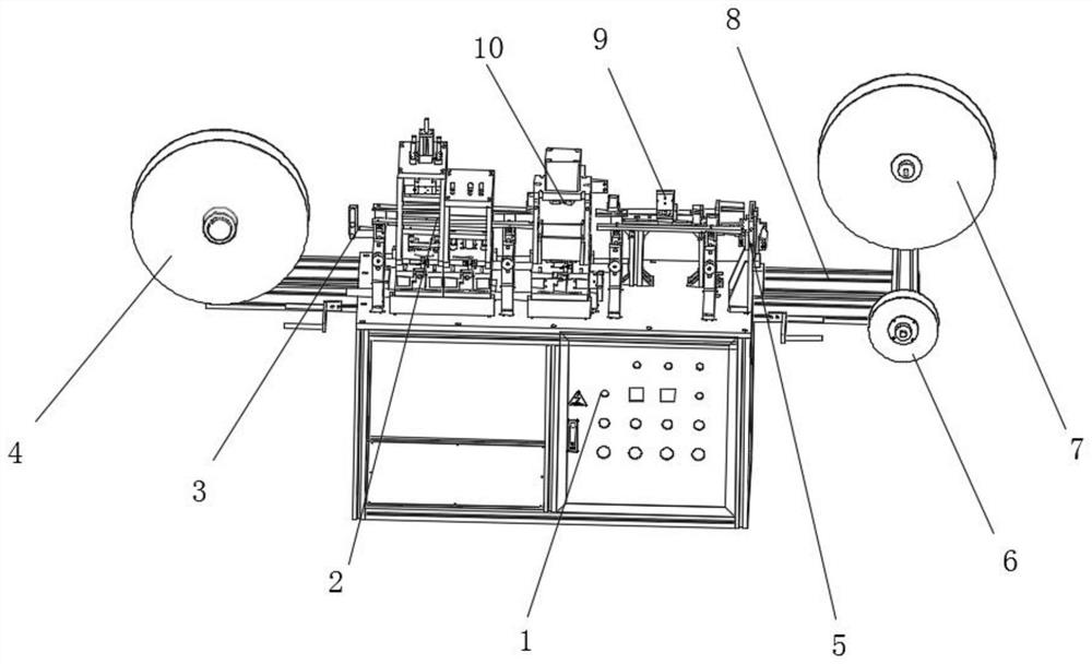 A waterproof and breathable tent fabric and its production device