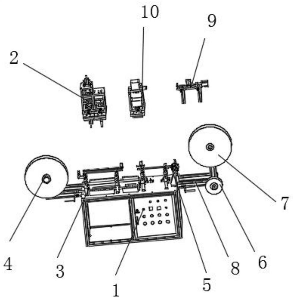 A waterproof and breathable tent fabric and its production device