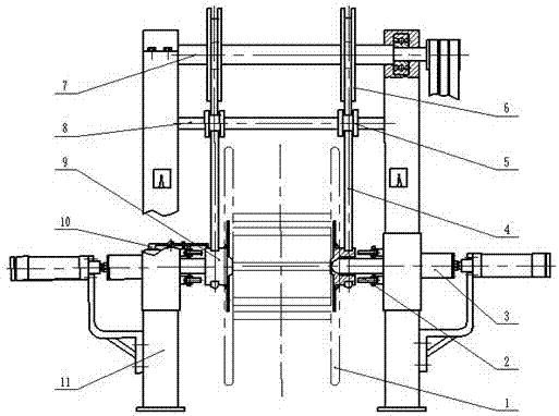 A Flexible Lifting Positioning Clamping Device for a Wire Rope Drum