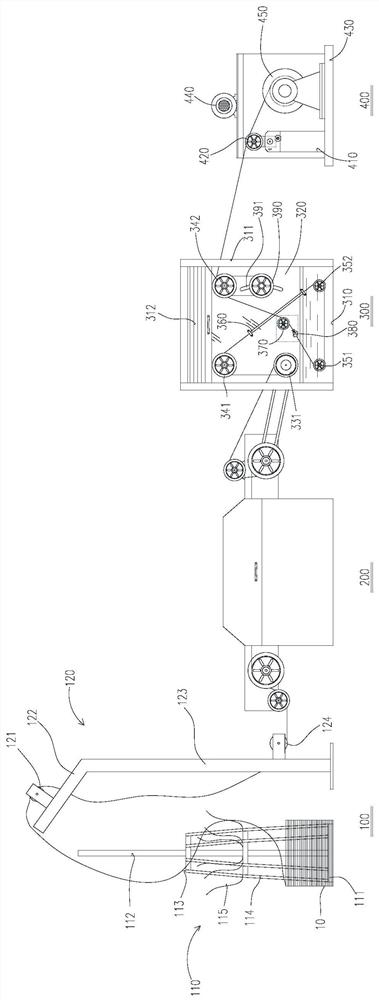 A copper core wire drawing equipment