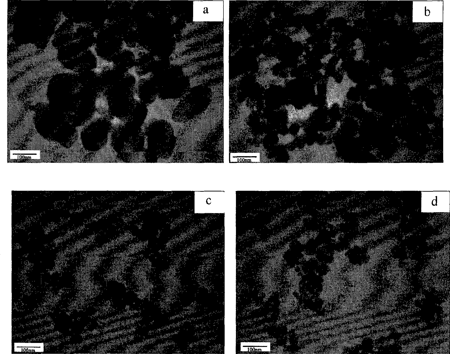 Method for preparing nano barium sulfate with controllable particle size distribution