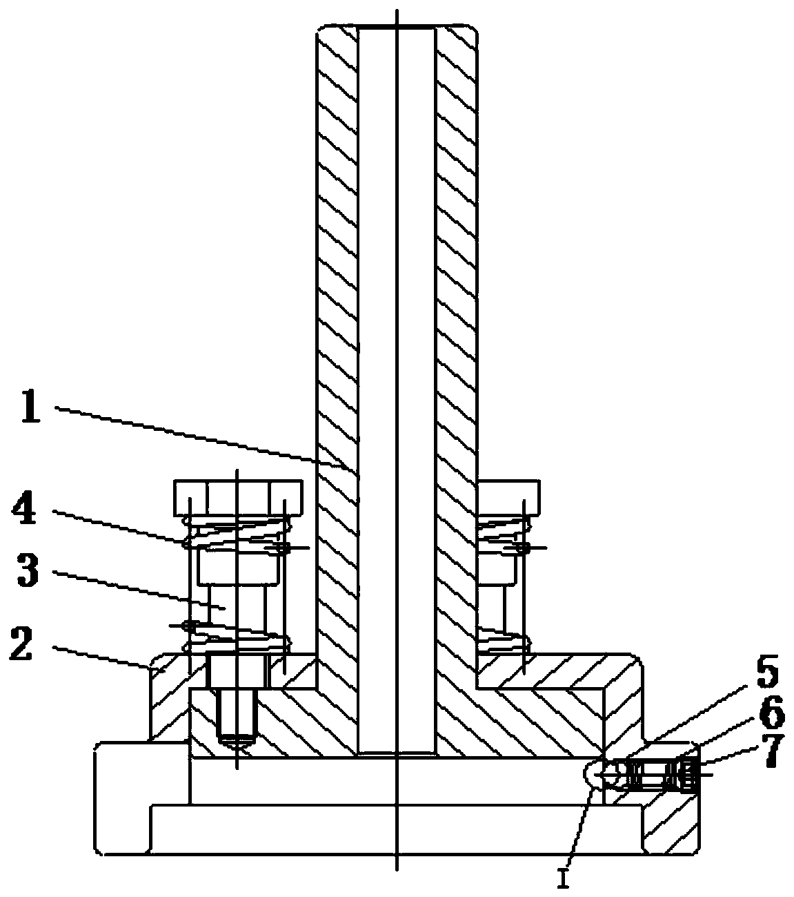 Press fitting device special for transmission system leather cup sealing