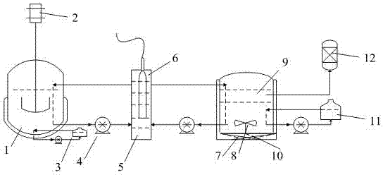 Device and method for extracting V&lt;E&gt; (vitamin E) in enhanced manner by means of ultrasonically pre-treating deodorized and distilled products of plant oil