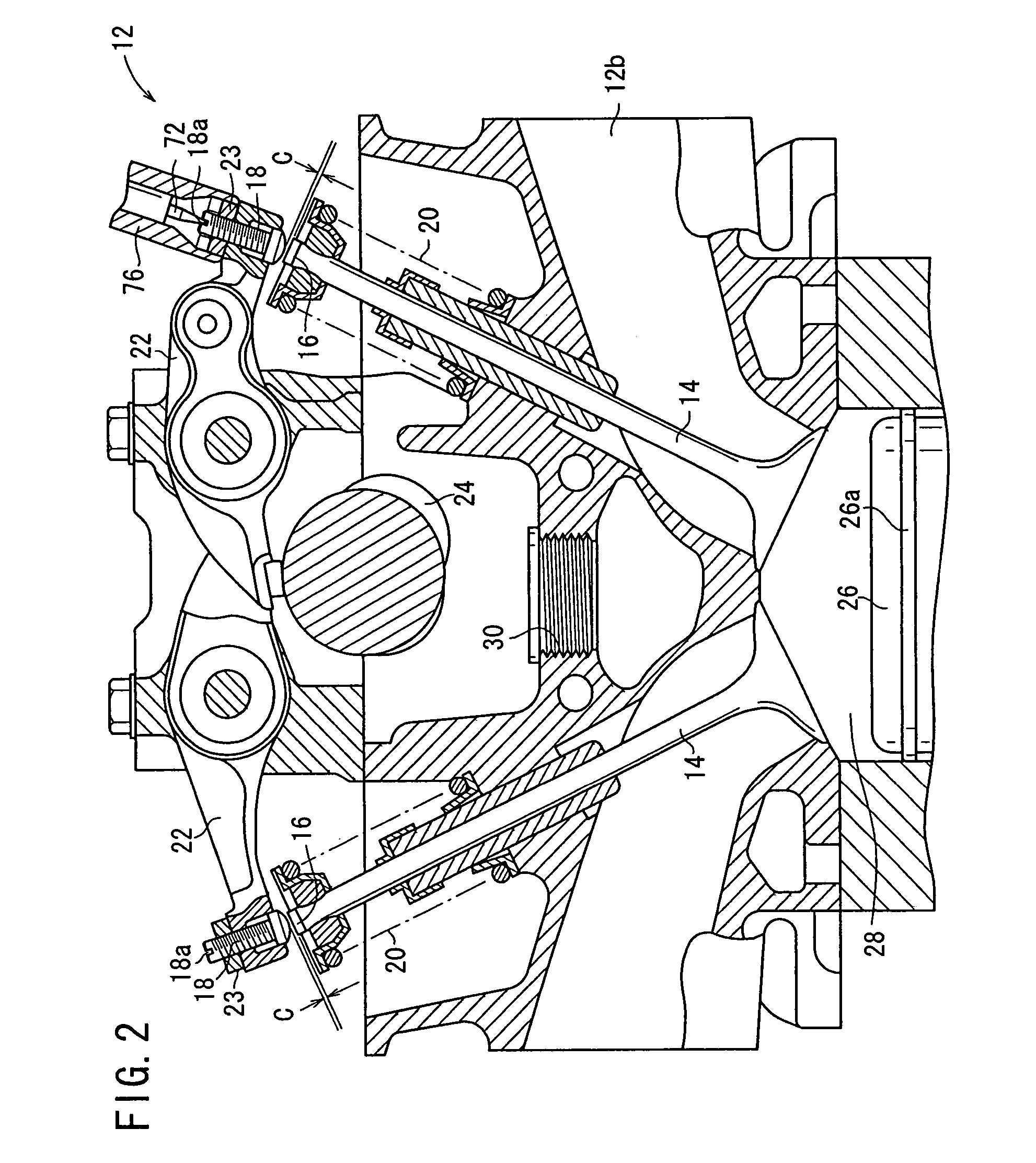 Automatic tappet clearance adjusting device