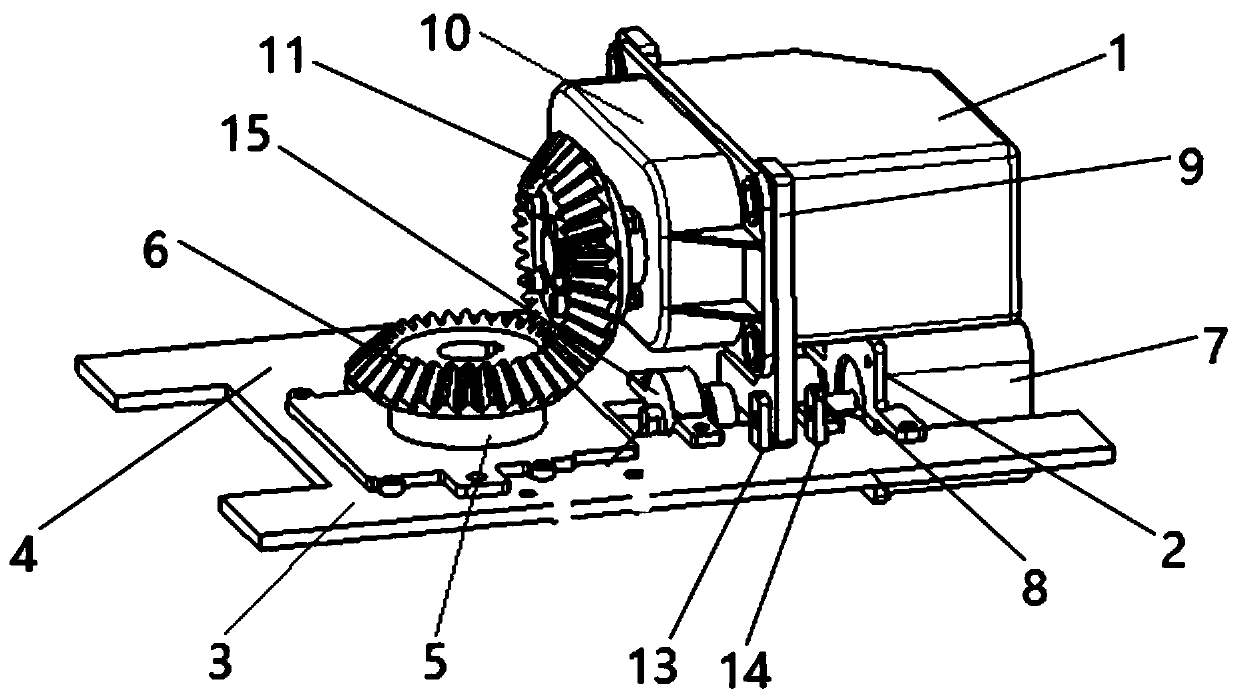 Unmanned racing car steering clutch mechanism