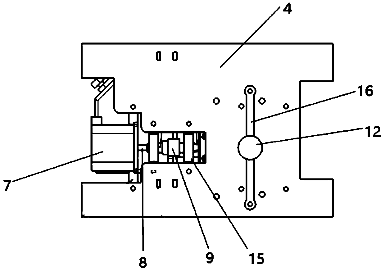 Unmanned racing car steering clutch mechanism