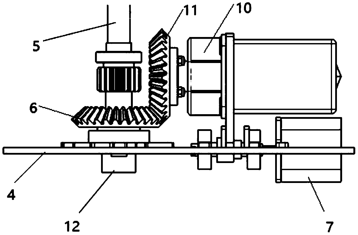 Unmanned racing car steering clutch mechanism