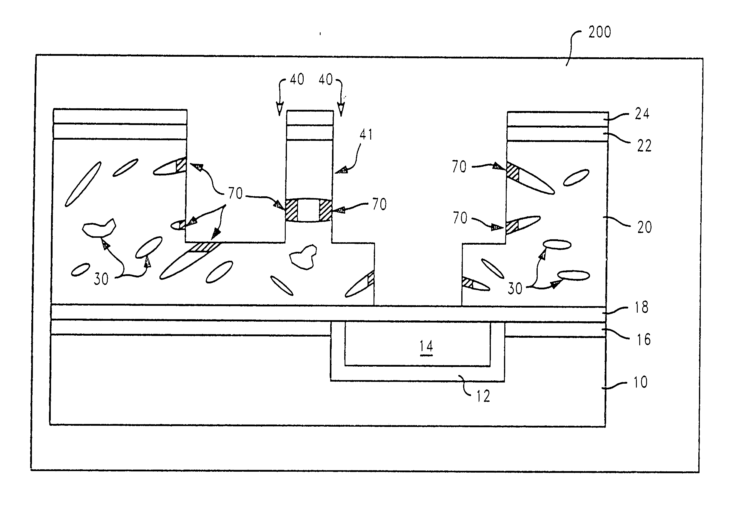 Exposed pore sealing post patterning