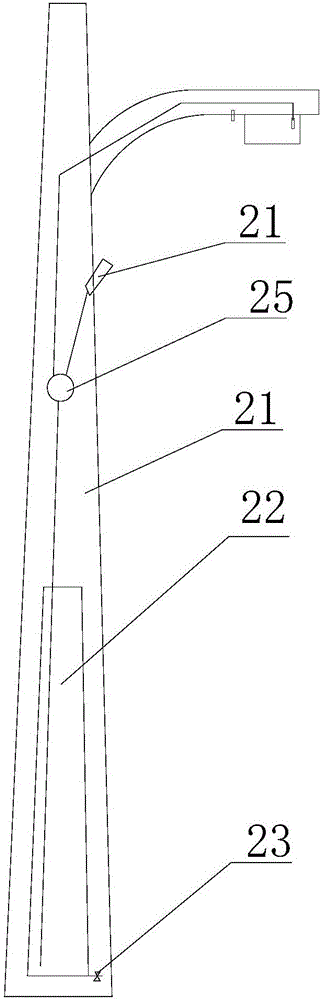 LED street lamp with automatic cleaning function