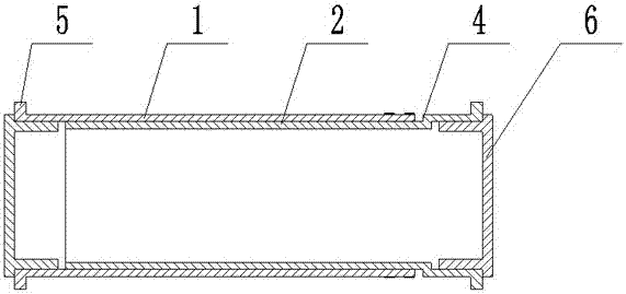 Wall bushing embedding device with extension function