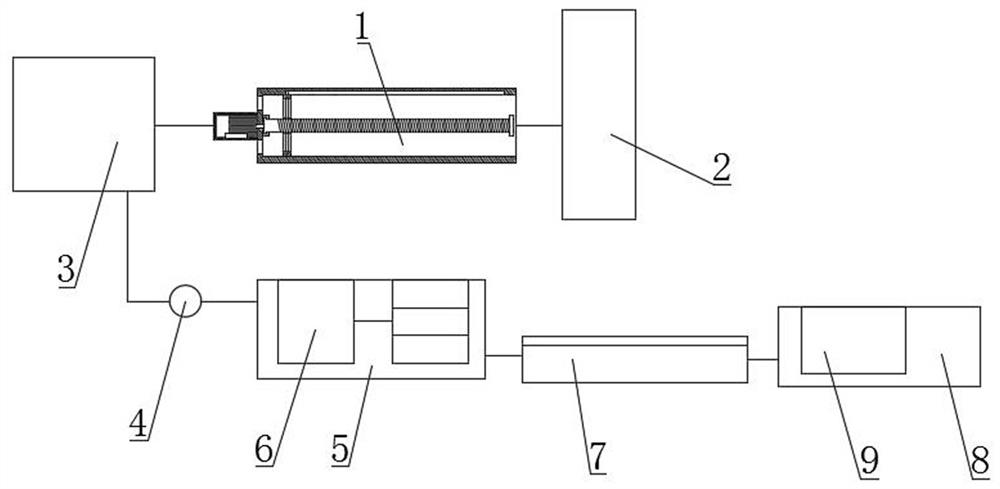 Comprehensive treatment system and treatment method for whole fermentation reduction process of kitchen waste anaerobic tower