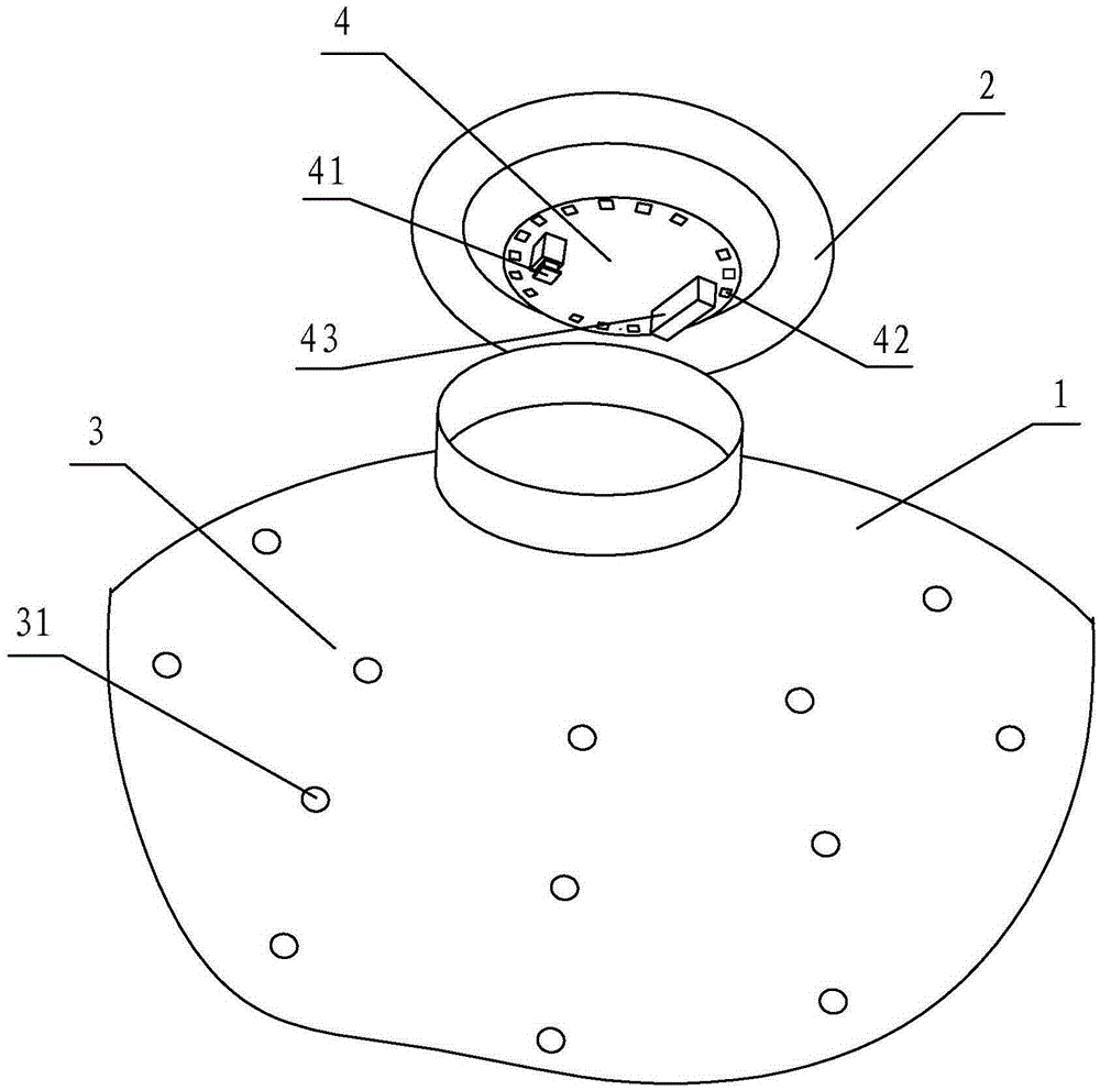 Circumferentially-distributed LED lantern