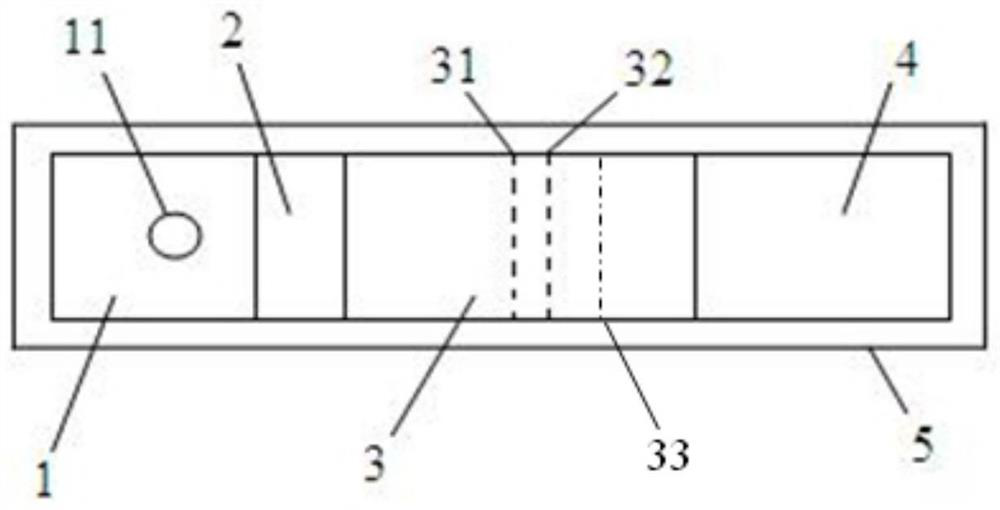 Preparation method and application of cow milk protein and goat milk protein bigeminy detection card