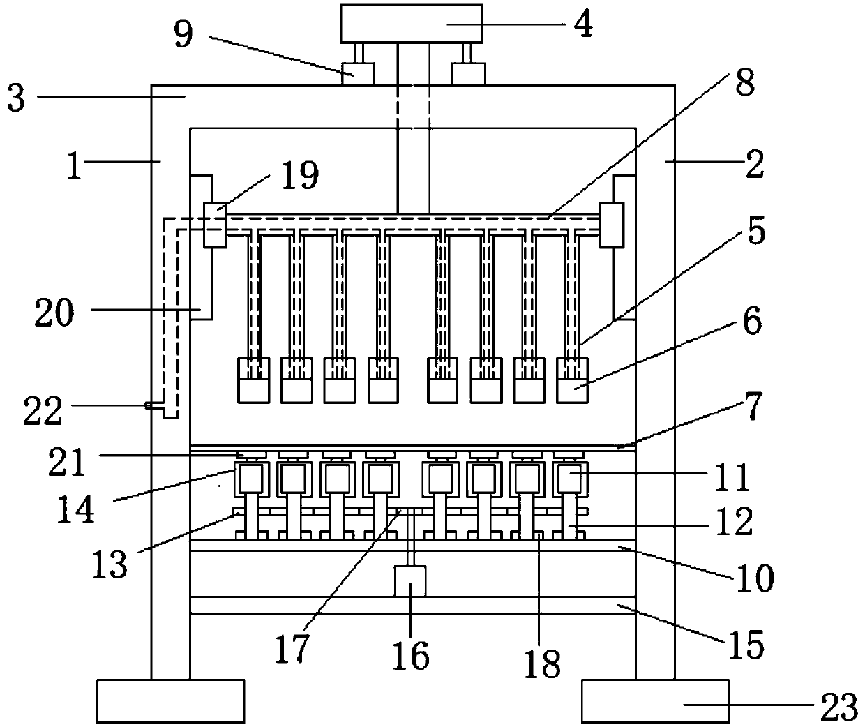 Almond sweet orange sandwich biscuit and preparation method thereof