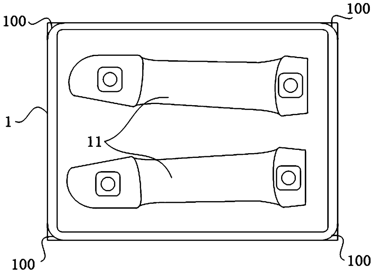 Two-face machining method for blank