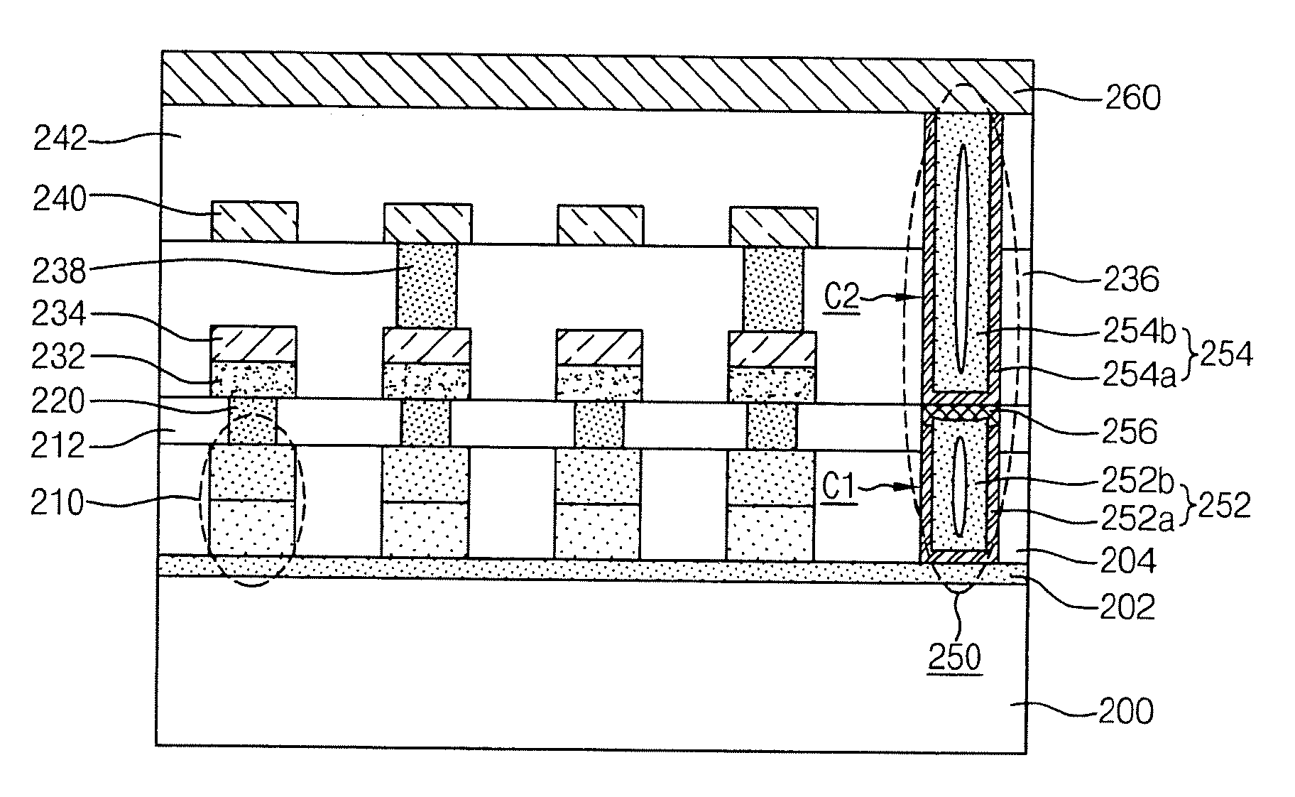 Phase change memory device having a word line contact and method for manufacturing the same