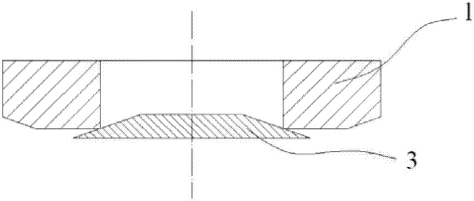 Local forging forming method for titanium alloy large plate type forged piece