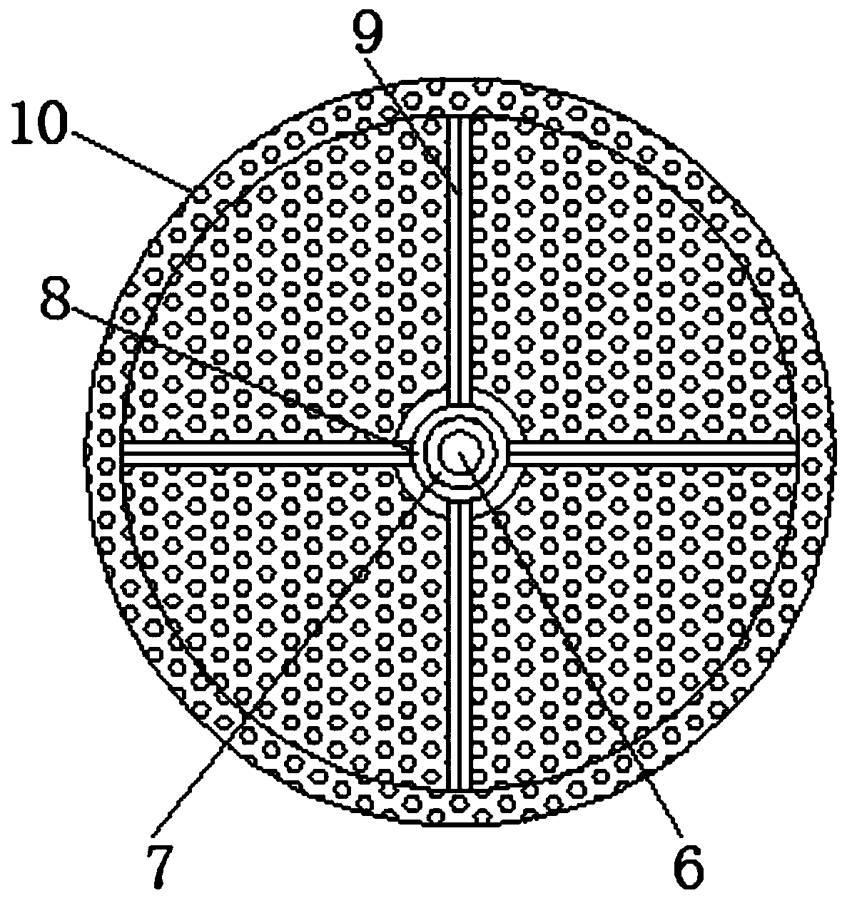 Fermentation device for preparing organic fertilizer by comprehensively utilizing agricultural wastes