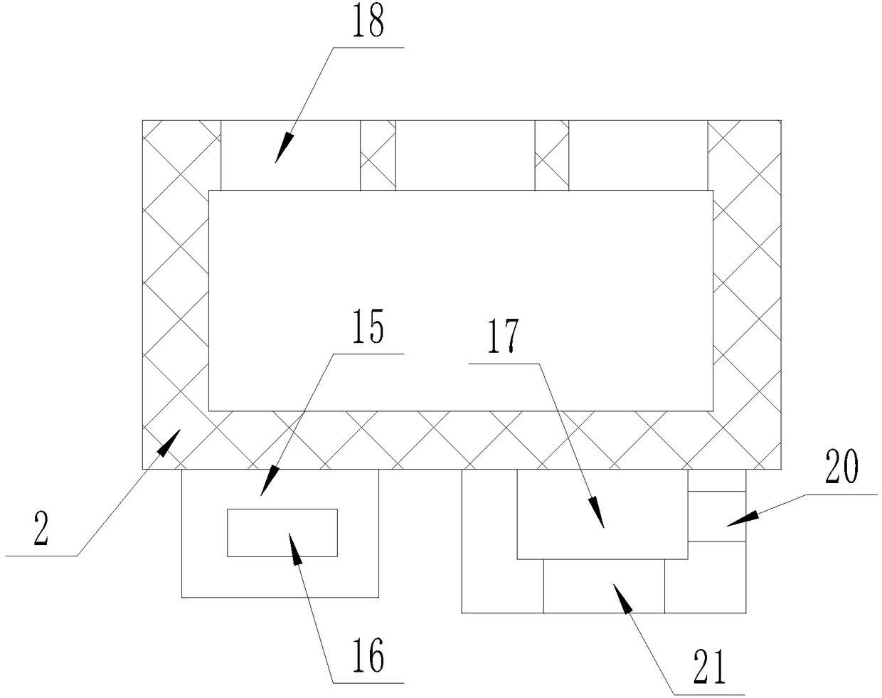 Environment-friendly household kitchen shelf