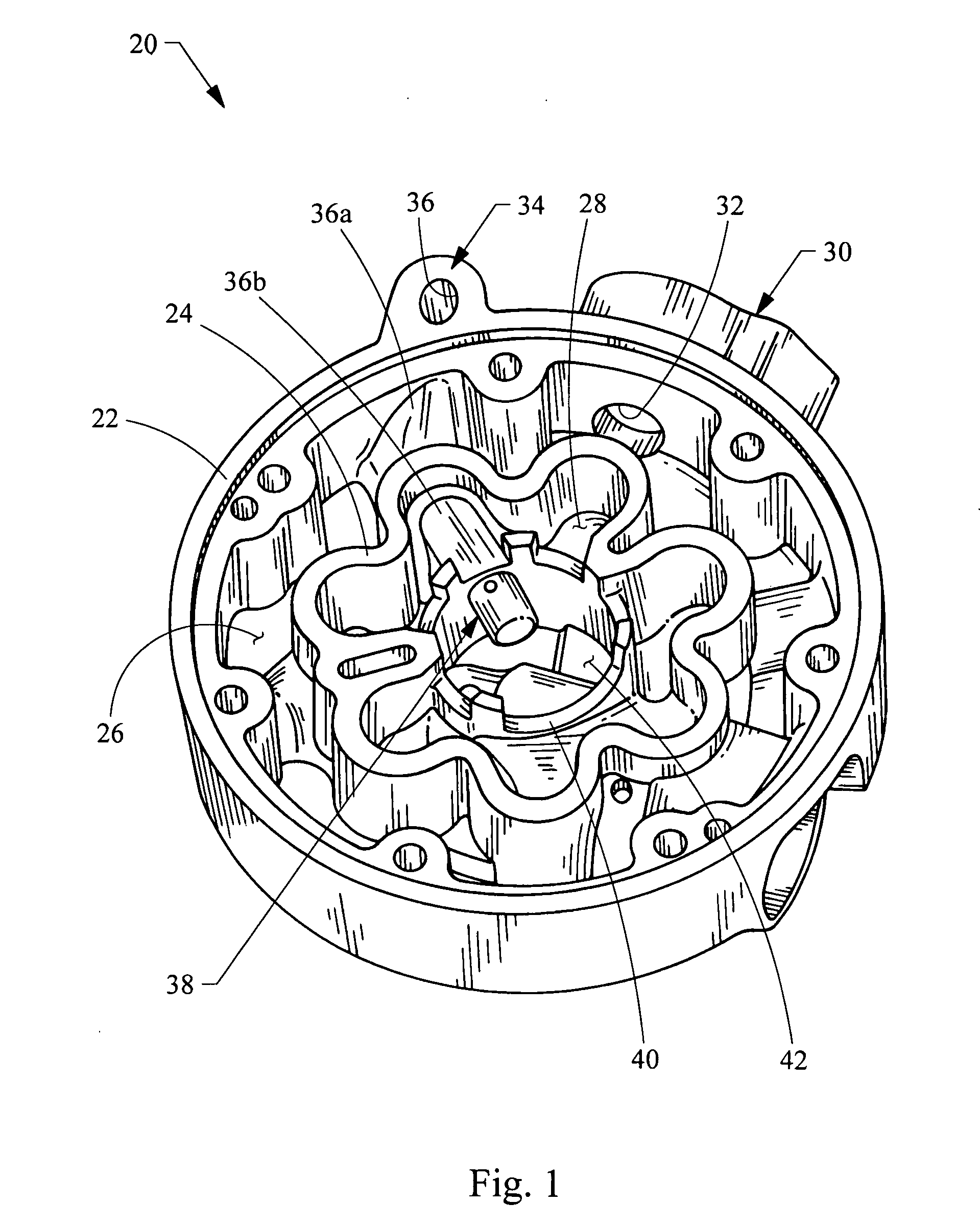 NVH and gas pulsation reduction in AC compressor