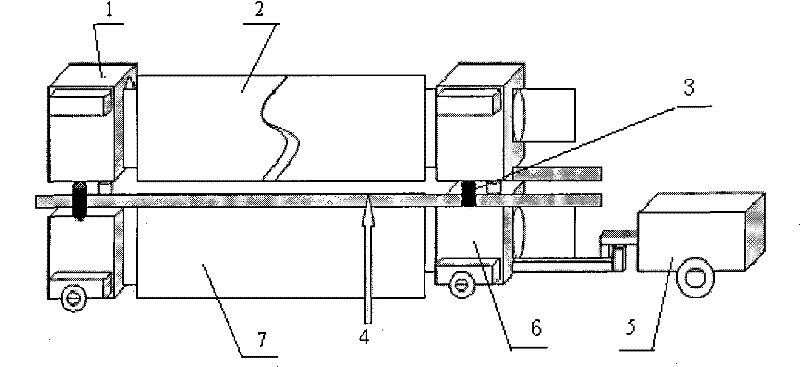 A treatment method for broken rolls of finish rolling work rolls