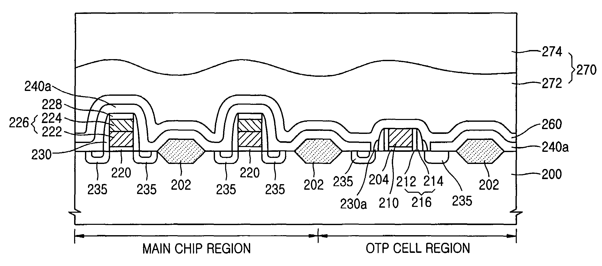 Erasable and programmable read only memory (EPROM) cell of an EPROM device and method of manufacturing a semiconductor device having the EPROM cell