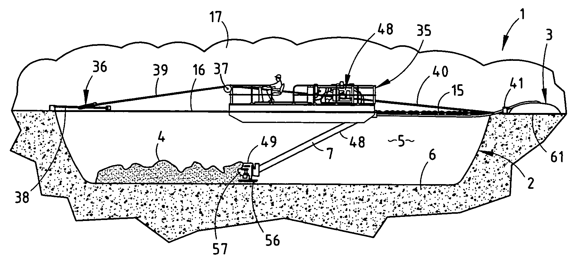 Method and apparatus for remediating wastewater holding areas and the like